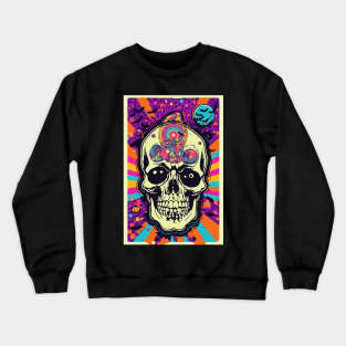 Halloween Skull Crewneck Sweatshirt